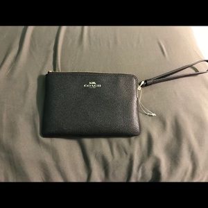 Black Coach wristlet